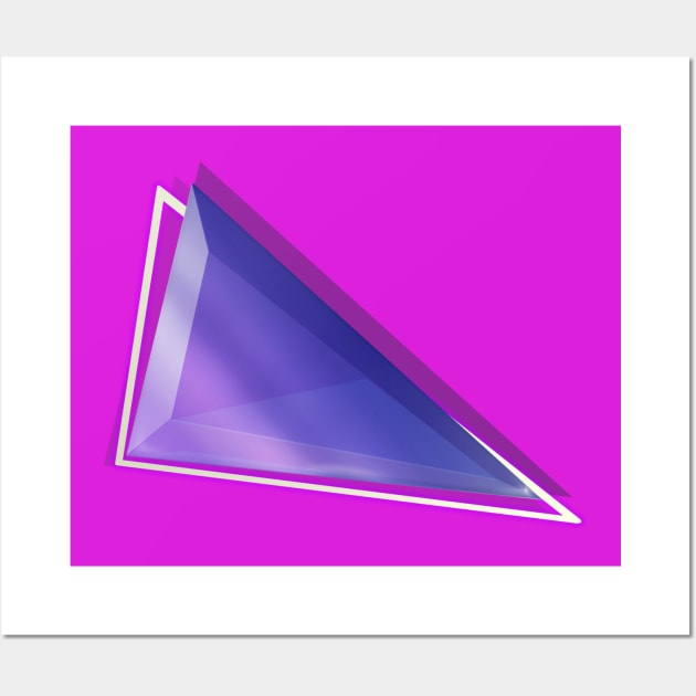 Triangles! Wall Art by Lazerbeam Sunset